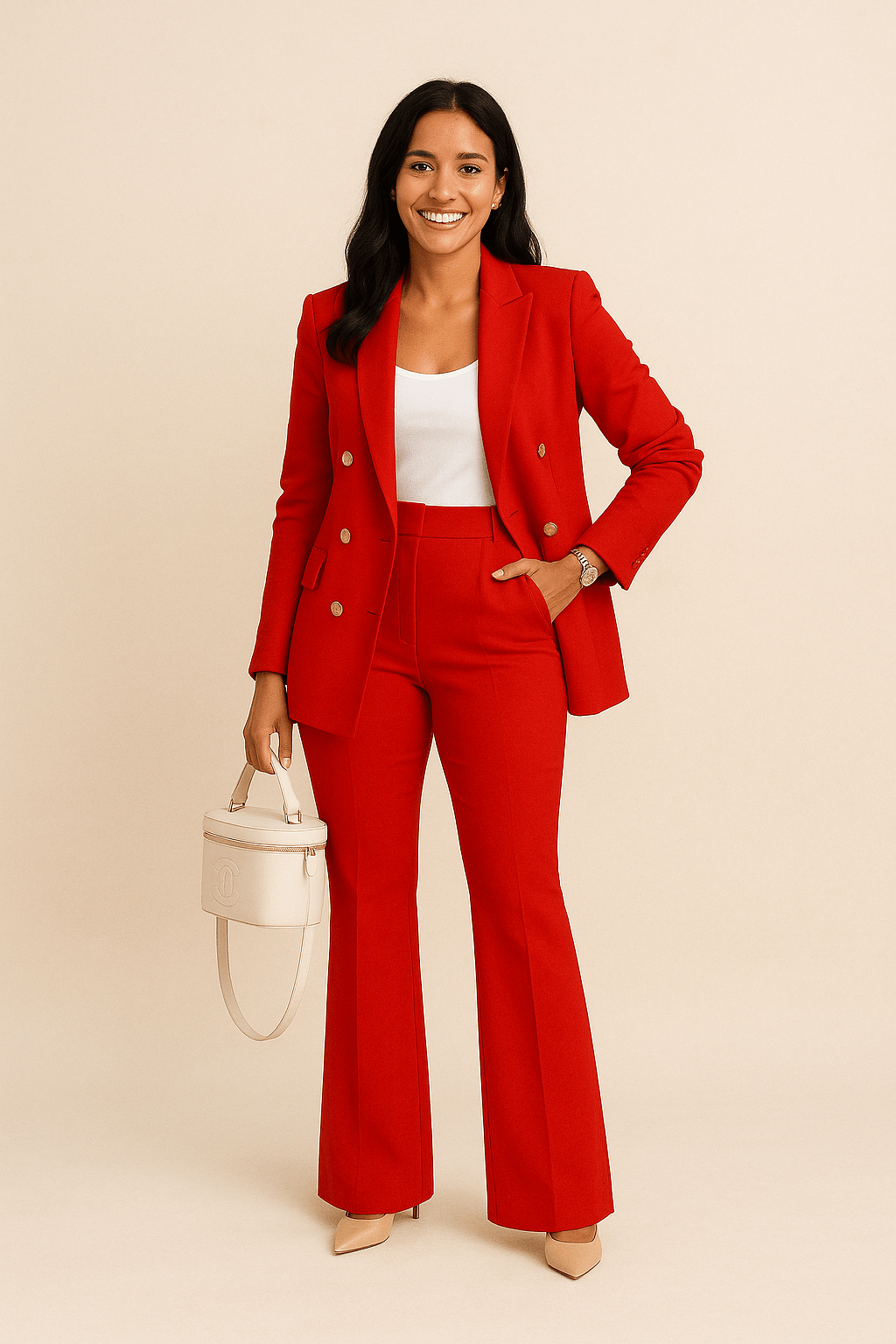 Dames blazer set | 2-delige set met getailleerde pasvorm en stijlvolle look