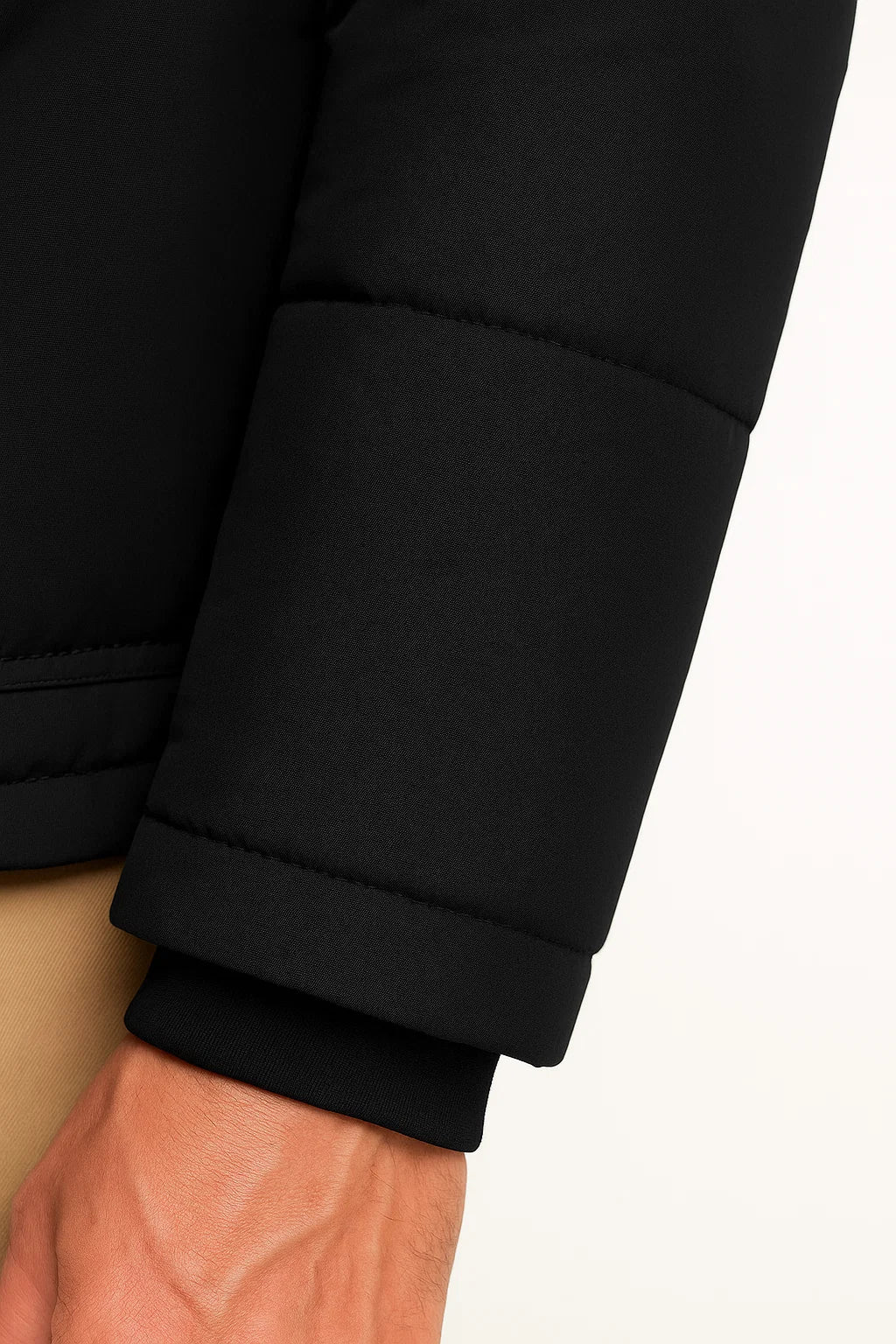 Oversized Heren Winterjas – Gewatteerde Jas met Capuchon