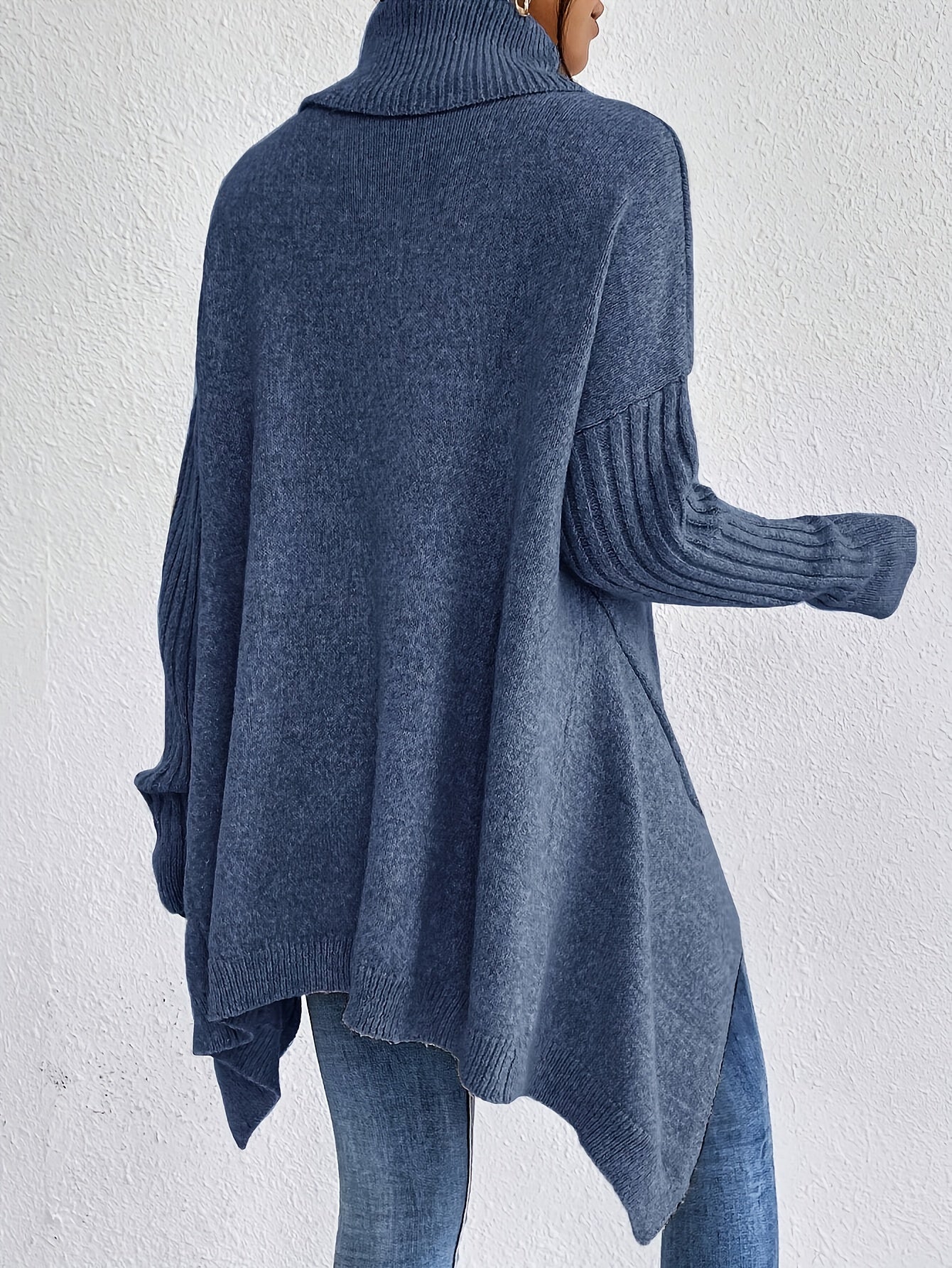 Dames coltrui | Oversized model met hoge kraag en moderne pasvorm