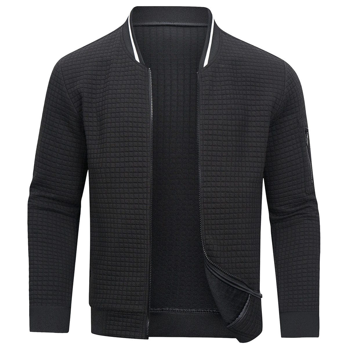 Mode Outlet | Lente Trui met Rits voor Heren – Licht & Comfortabel