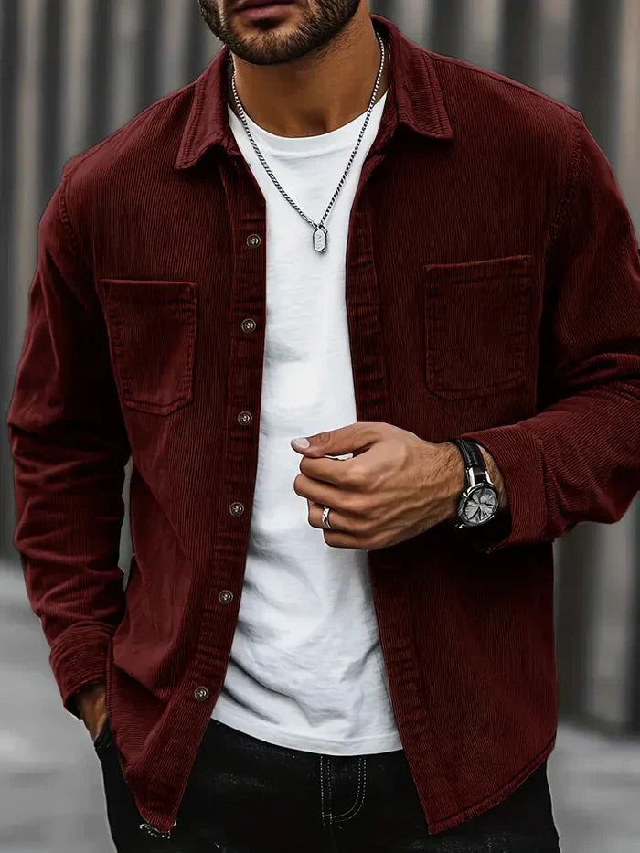 Heren overshirt met borstzakken | Casual fit met tijdloze uitstraling