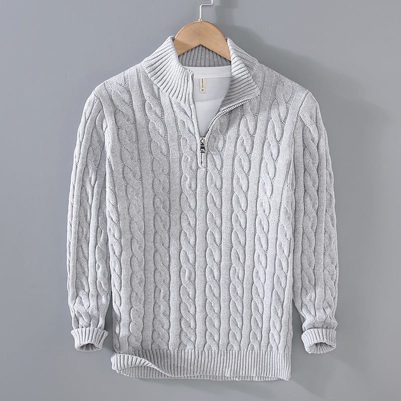 Heren halfzip trui | Moderne pasvorm met stijlvolle kraag