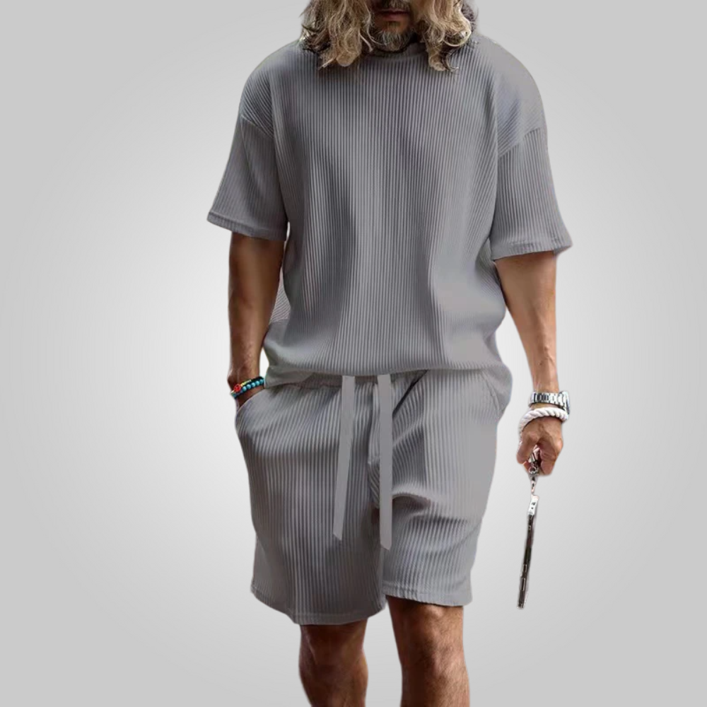 Alfy | Zomerset voor Heren met Korte Mouwen en Shorts – Luchtig, Casual & Stijlvol