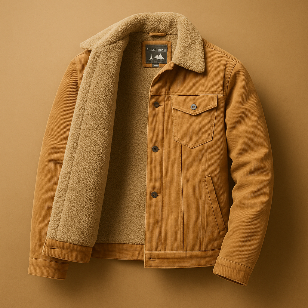 Corduroy herenjas – Moderne pasvorm en tijdloze stijl