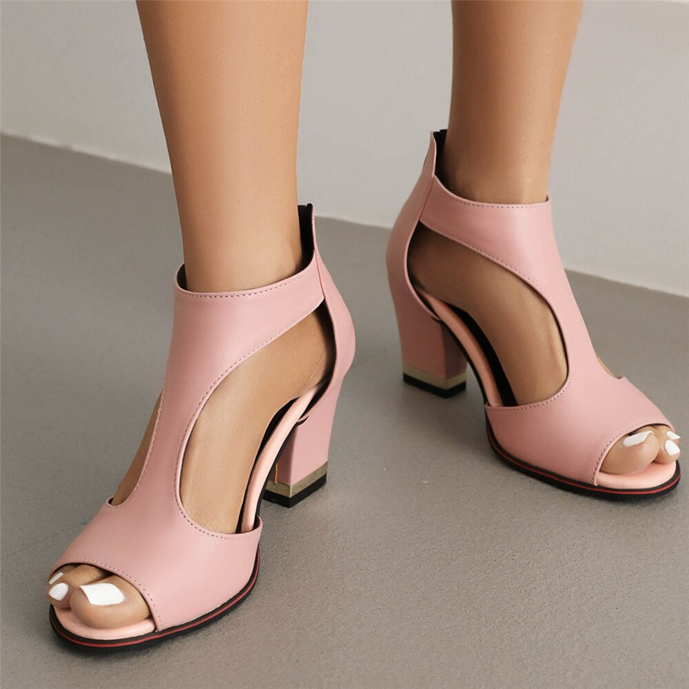 Elegante Dames Sandalen met Hak | Stijlvol & Comfortabel