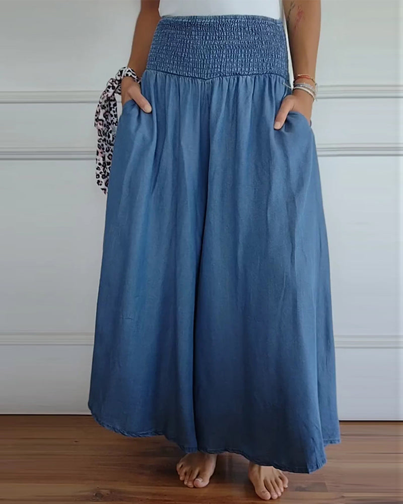 Lena | Wijde Damesbroek met Comfort Tailleband