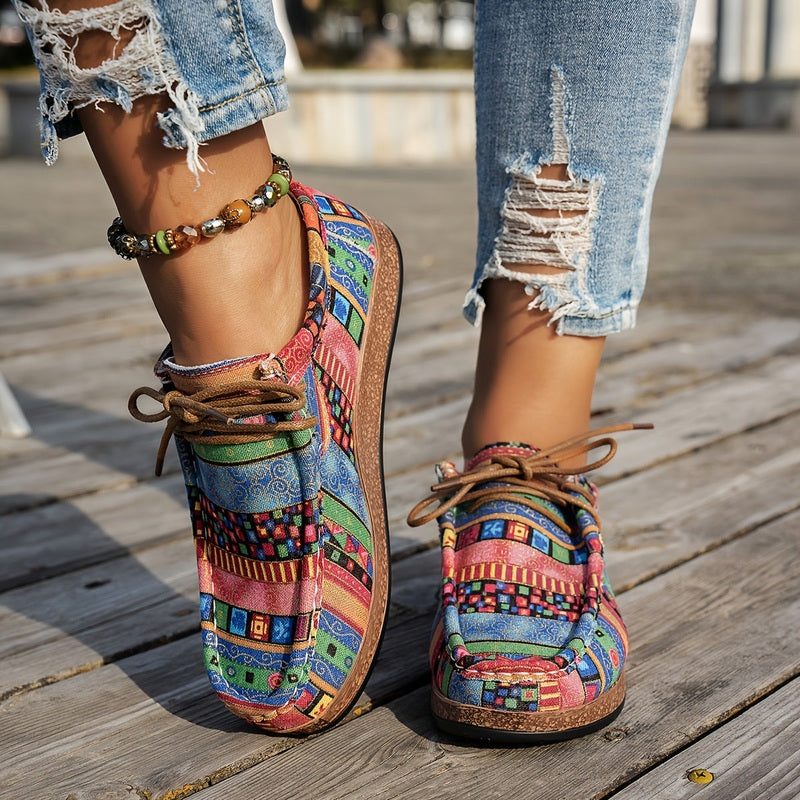 Kleurrijke damesschoenen – Unieke boho-stijl met comfortabel draaggevoel
