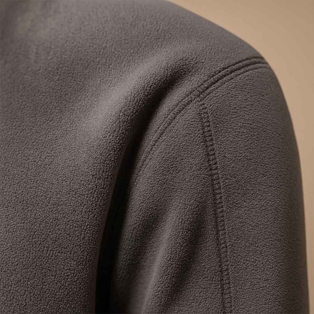 Fleece Pullover Heren | Trui met Halve Rits en Zachte Fleece