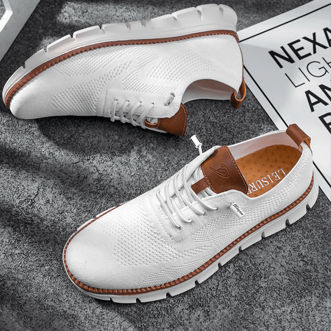 Lichtgewicht en ademende casual sneakers voor mannen met anti-slip ontwerp