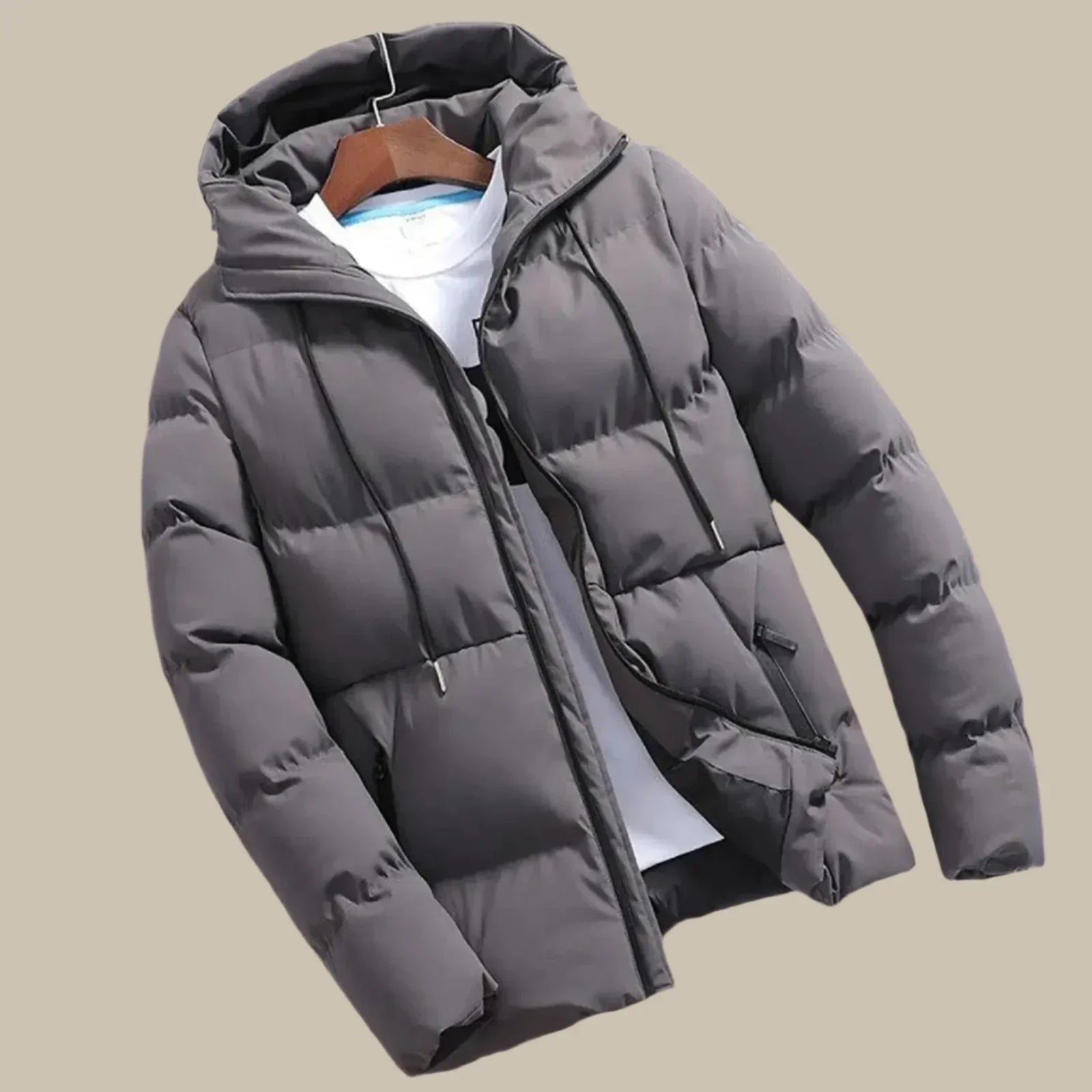 Winterjas Heren – Warme waterdichte puffer jas met capuchon