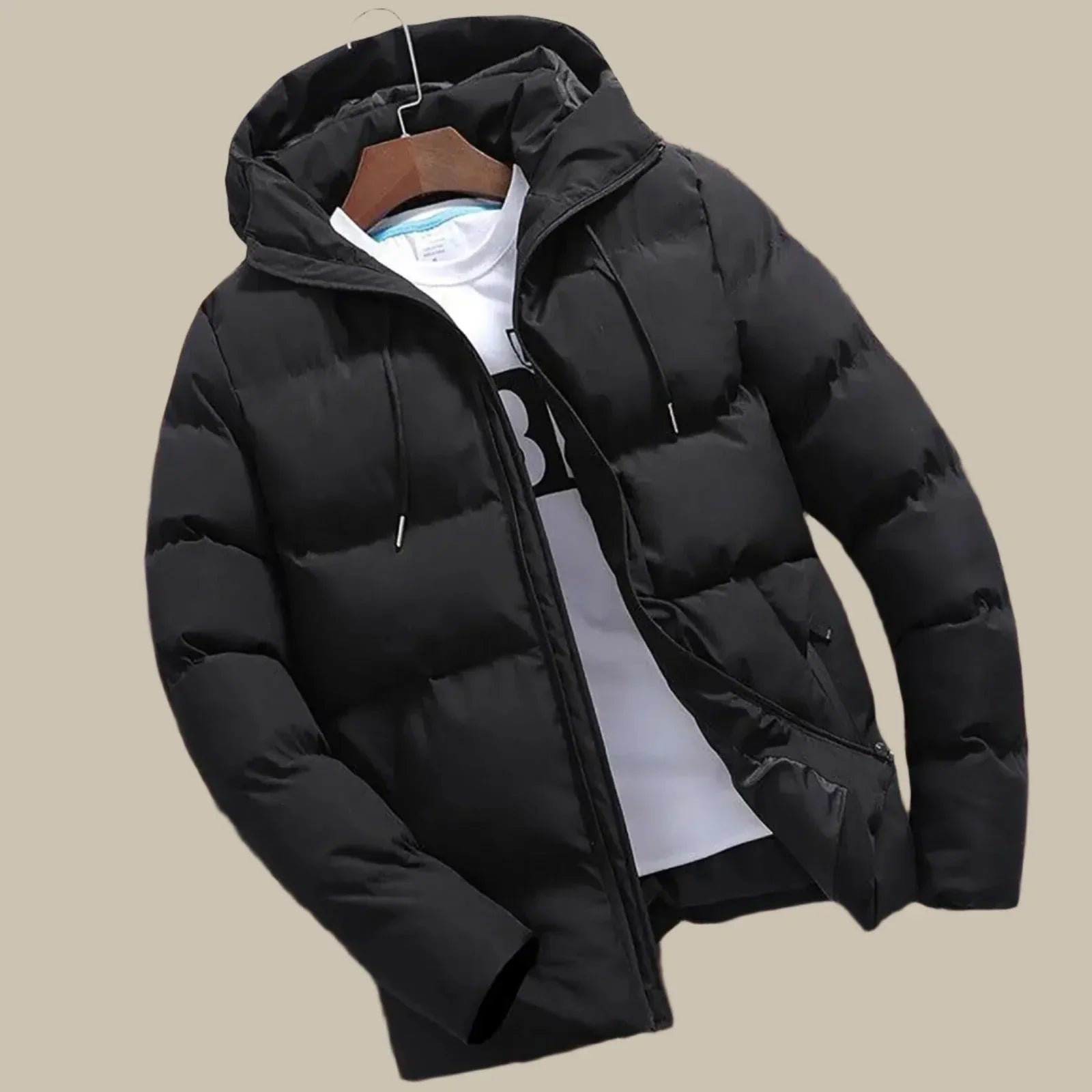 Winterjas Heren – Warme waterdichte puffer jas met capuchon