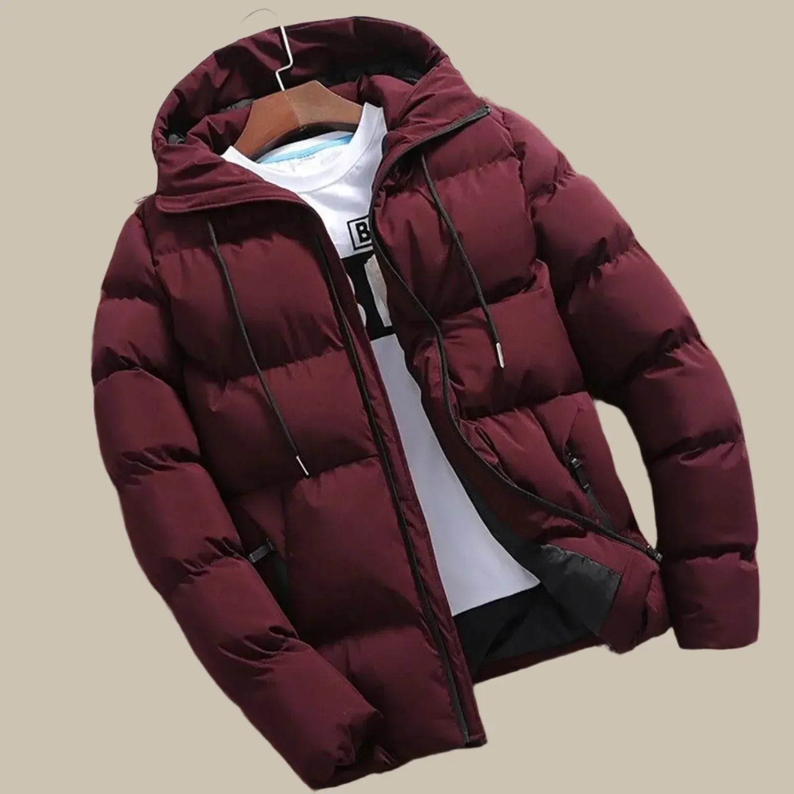 Winterjas Heren – Warme waterdichte puffer jas met capuchon