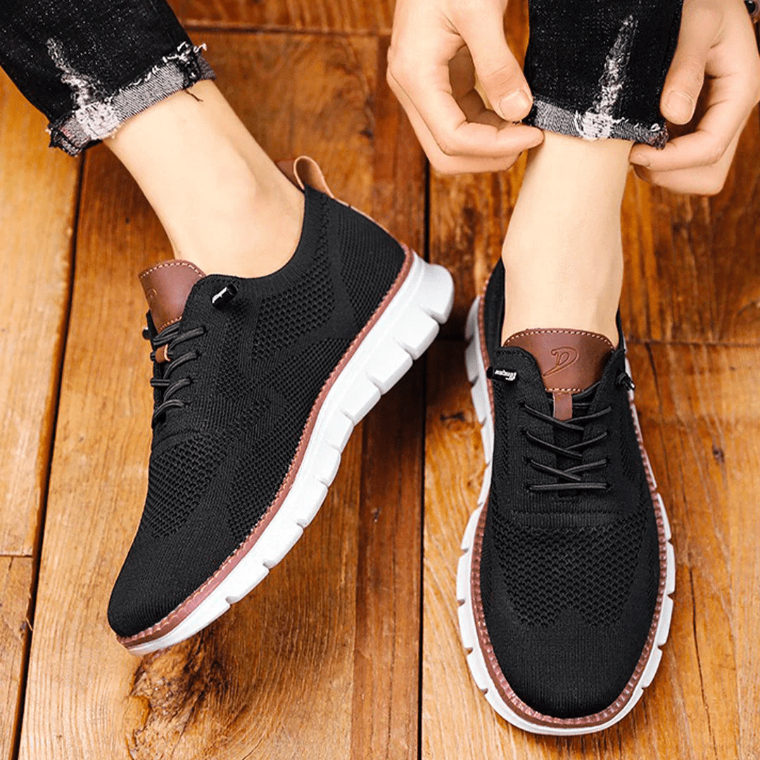 Lichtgewicht en ademende casual sneakers voor mannen met anti-slip ontwerp