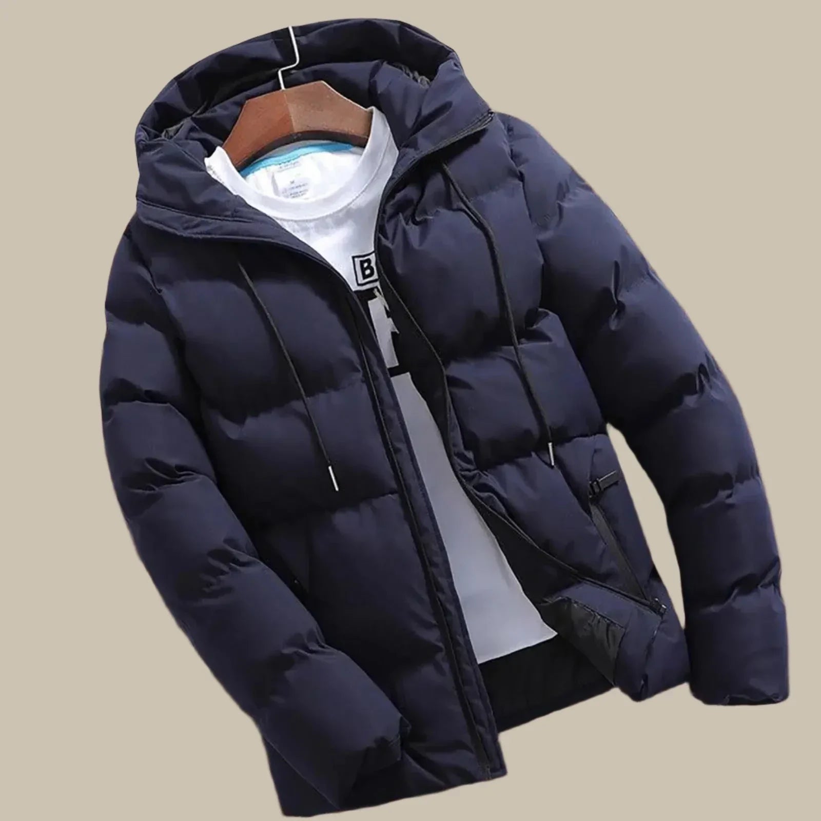 Winterjas Heren – Warme waterdichte puffer jas met capuchon