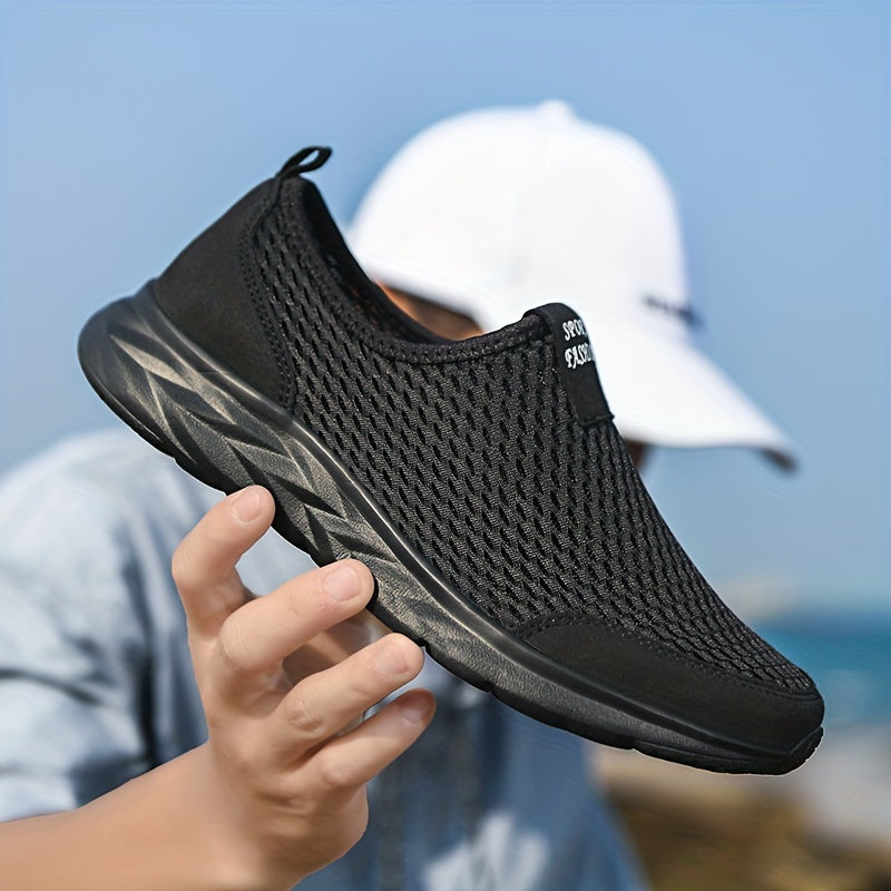 Heren Sneakers – Slip-on Model Voor Wandelen en Dagelijks Gebruik