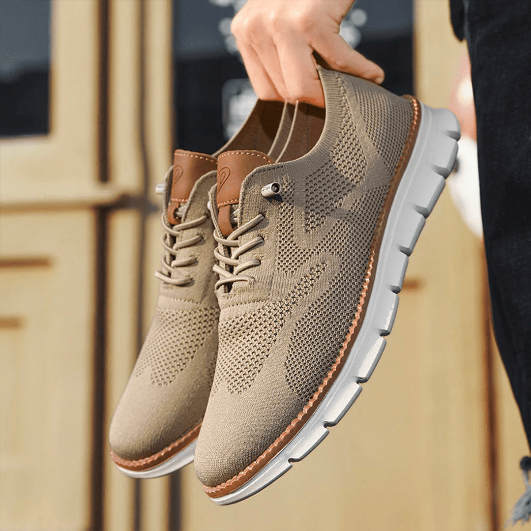 Lichtgewicht en ademende casual sneakers voor mannen met anti-slip ontwerp