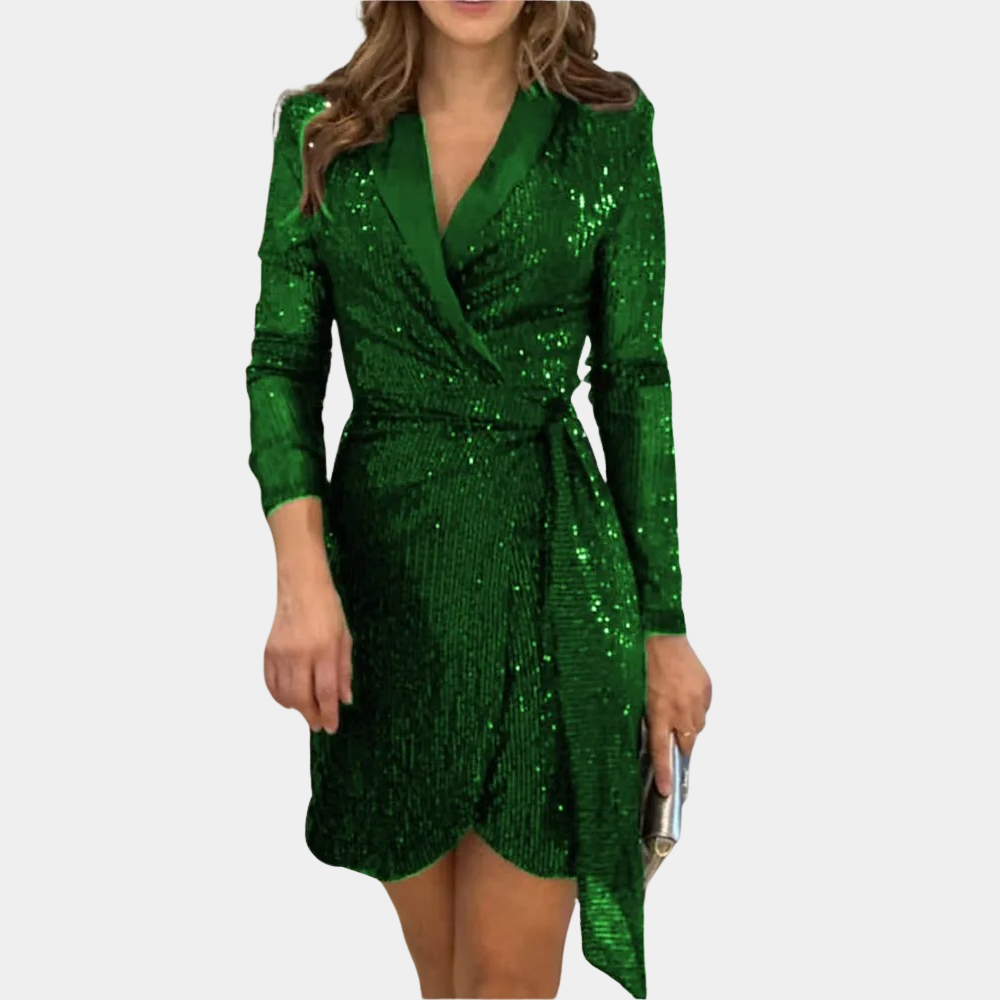 Valentina | Elegante Blazerjurk met Ceintuur – Glamoureus & Stijlvol
