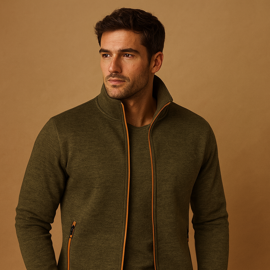 Heren vest met rits | Tijdloze stijl en comfortabele pasvorm