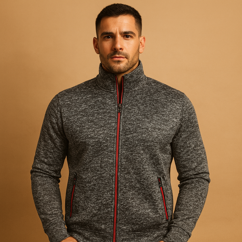 Heren vest met rits | Tijdloze stijl en comfortabele pasvorm