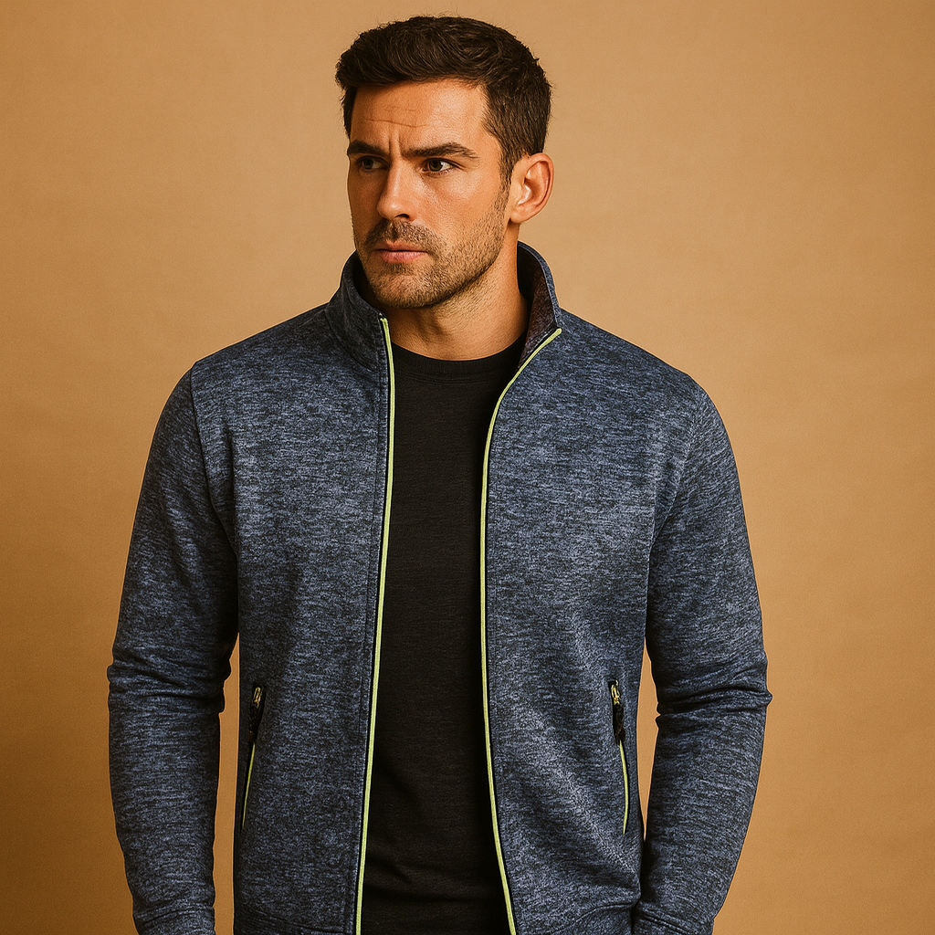 Heren vest met rits | Tijdloze stijl en comfortabele pasvorm