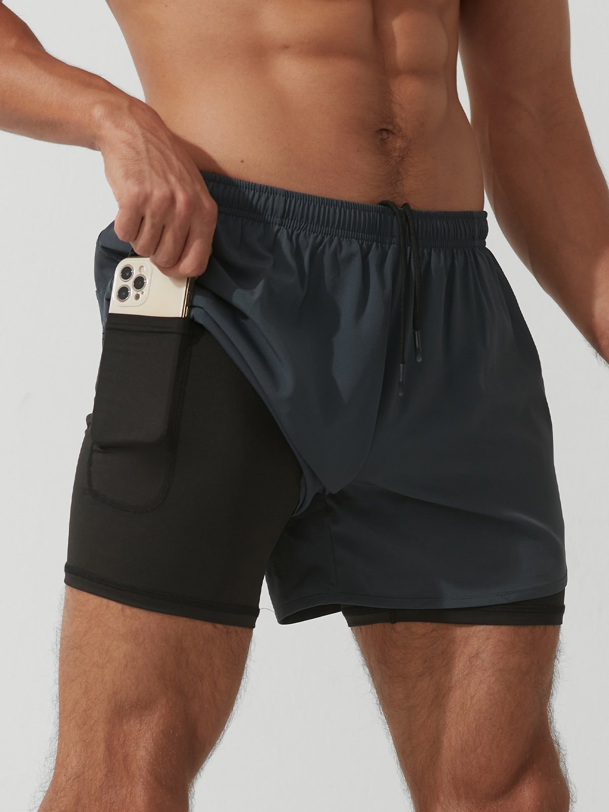 Xavier | 2-in-1 Sportshort – Bewegingsvrijheid & Functioneel Design