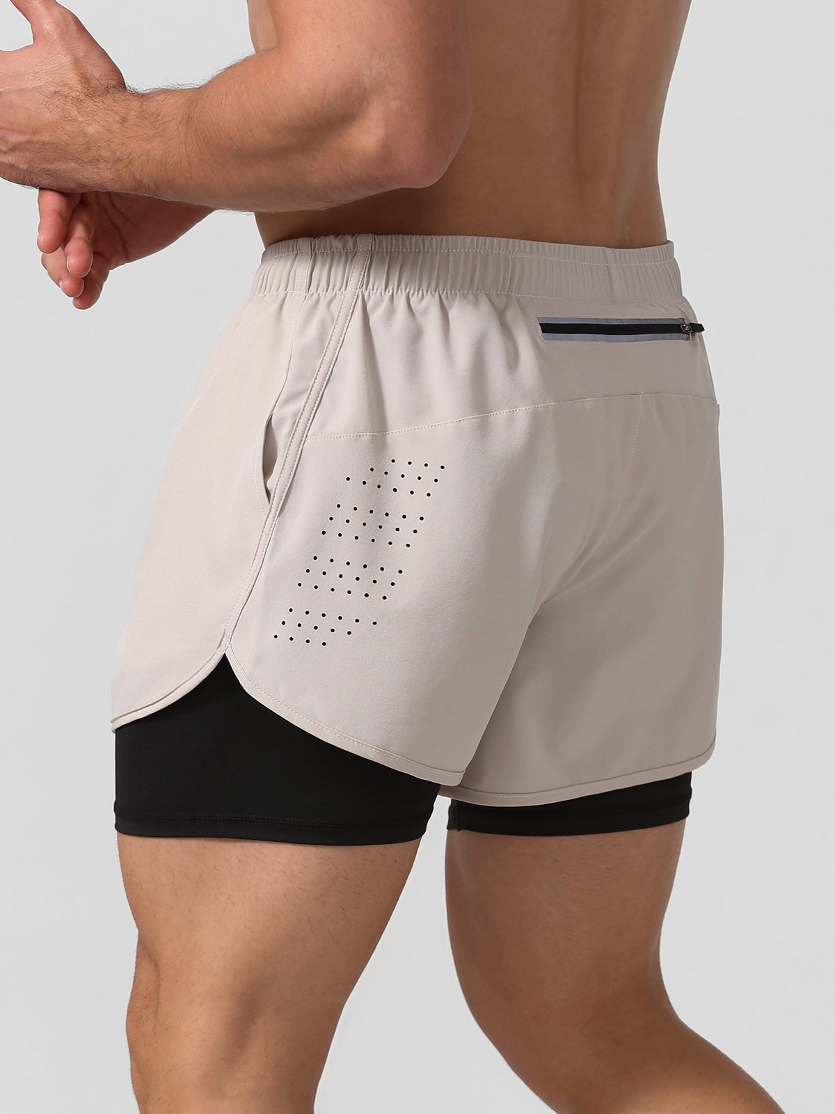 Xavier | 2-in-1 Sportshort – Bewegingsvrijheid & Functioneel Design
