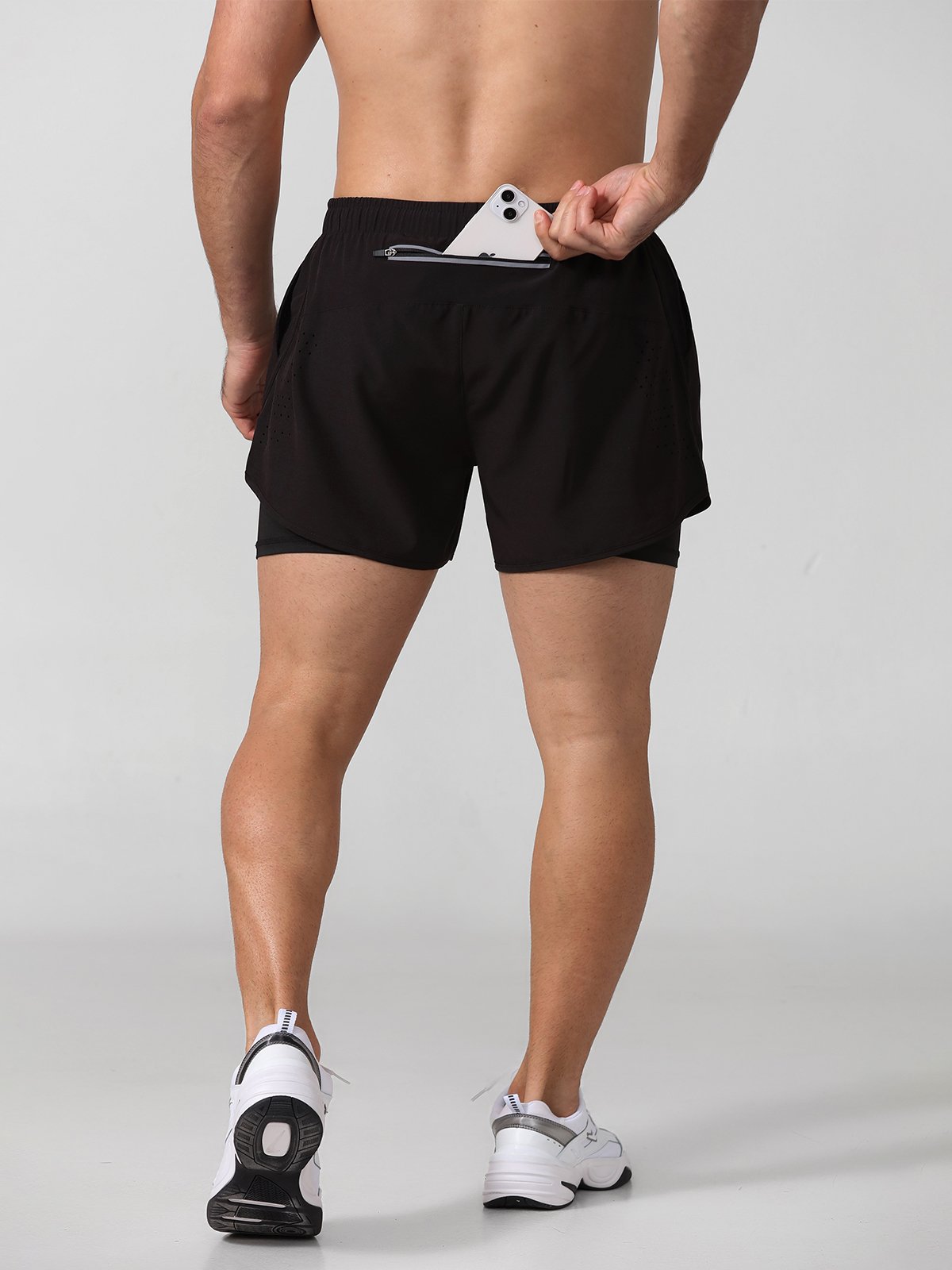 Xavier | 2-in-1 Sportshort – Bewegingsvrijheid & Functioneel Design