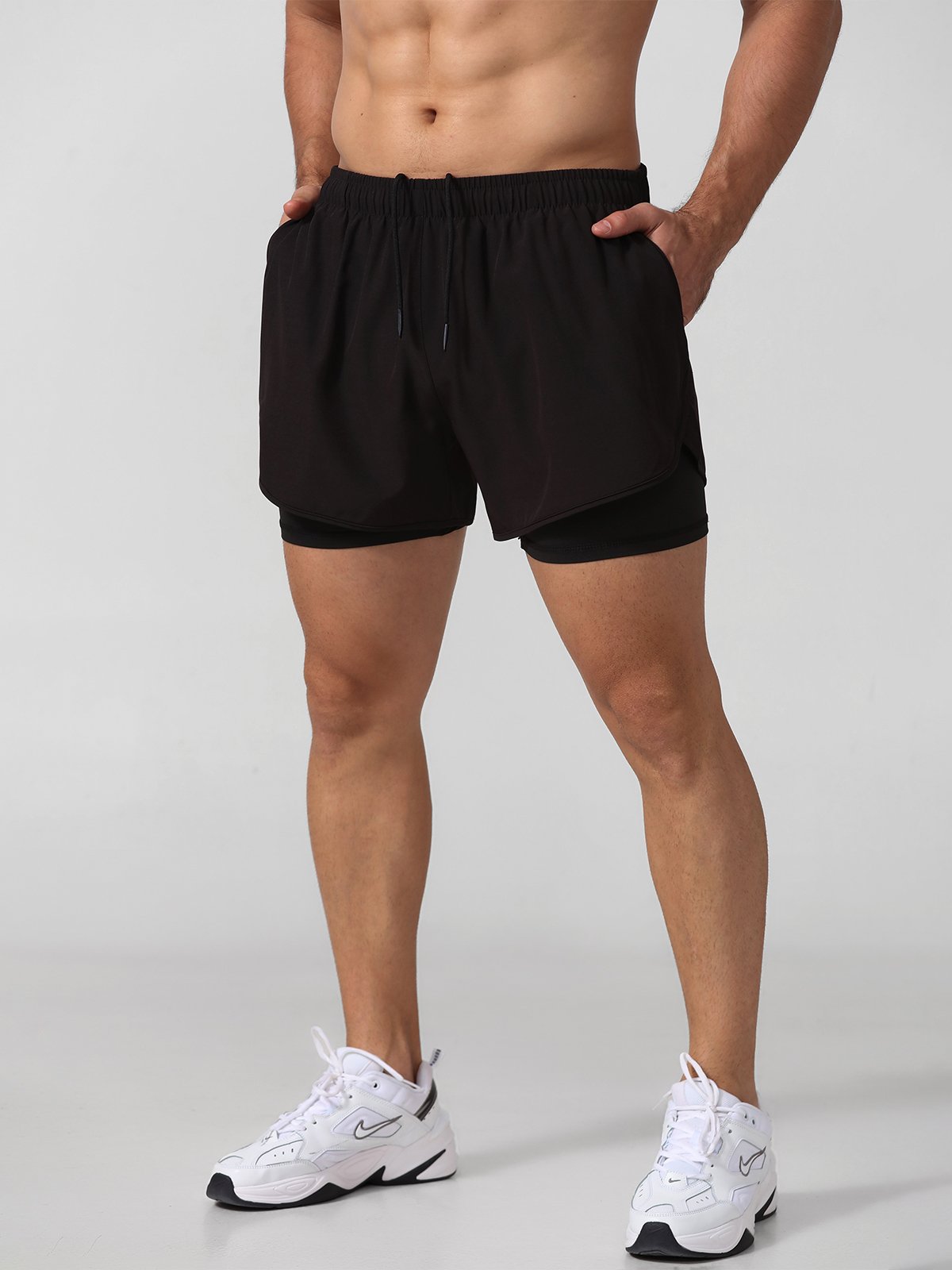 Xavier | 2-in-1 Sportshort – Bewegingsvrijheid & Functioneel Design