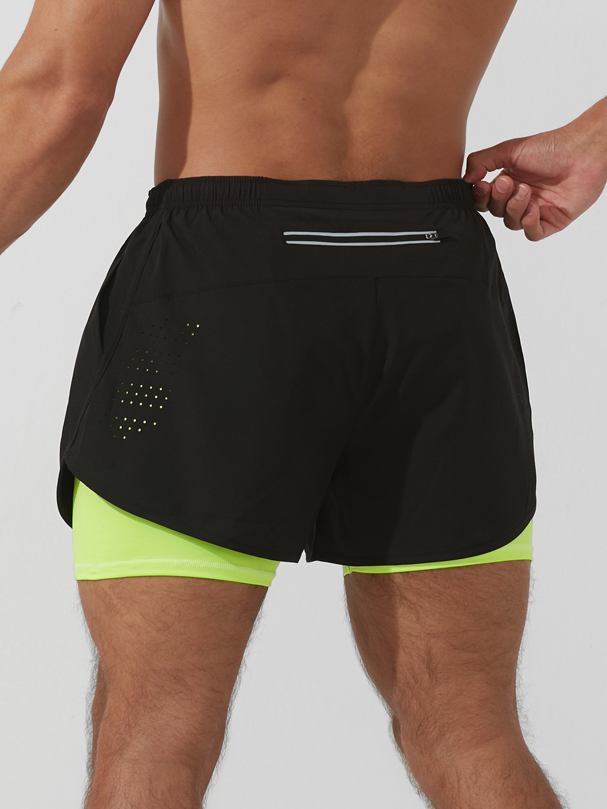 Xavier | 2-in-1 Sportshort – Bewegingsvrijheid & Functioneel Design