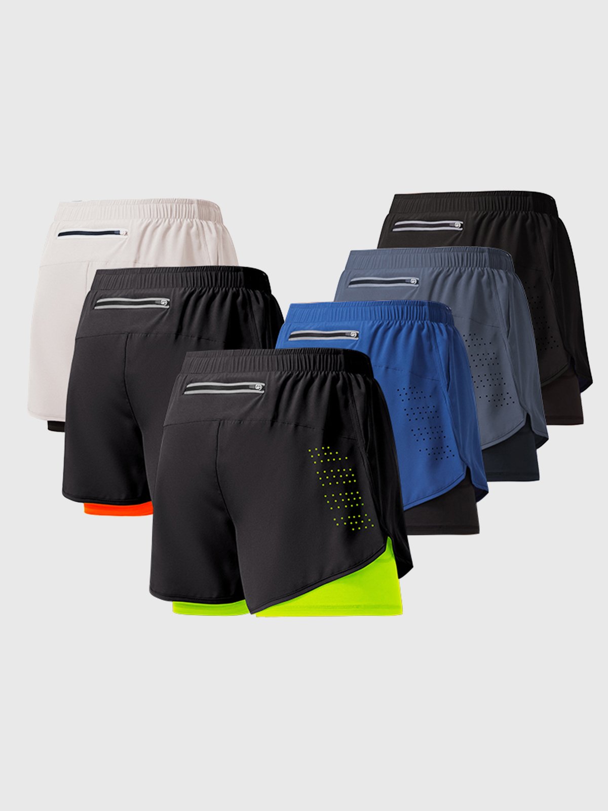 Xavier | 2-in-1 Sportshort – Bewegingsvrijheid & Functioneel Design