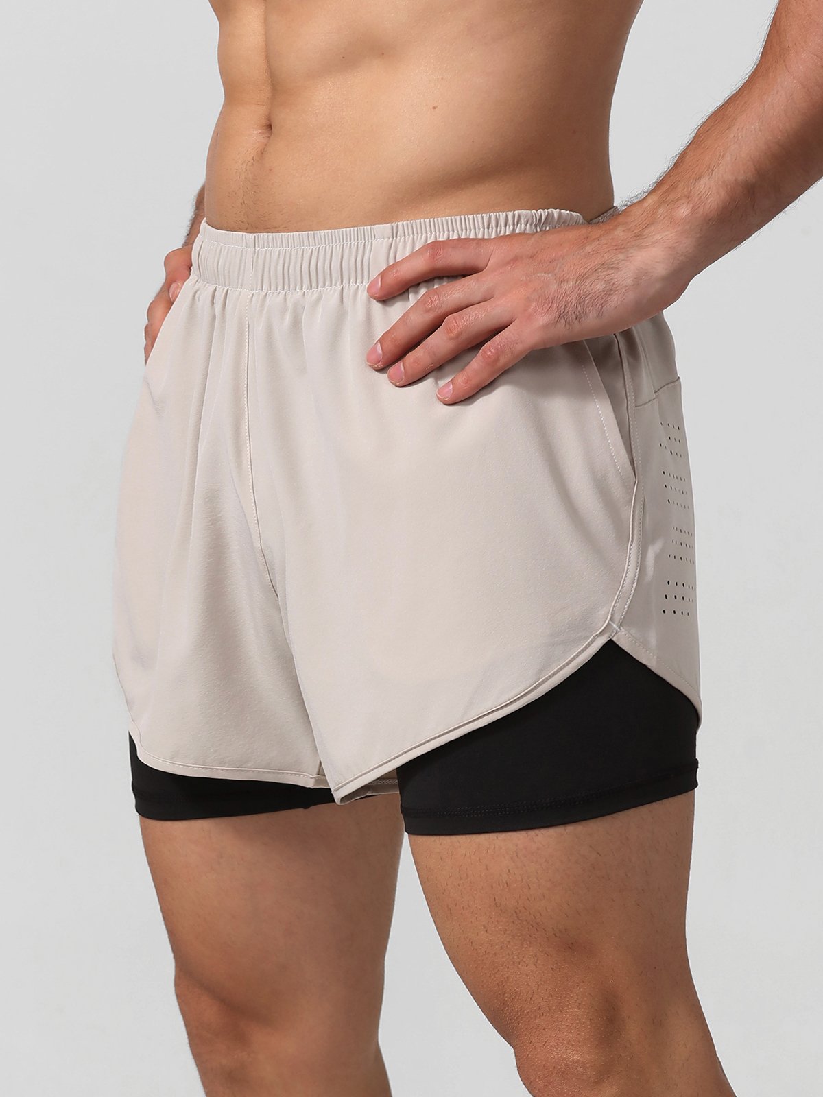 Xavier | 2-in-1 Sportshort – Bewegingsvrijheid & Functioneel Design
