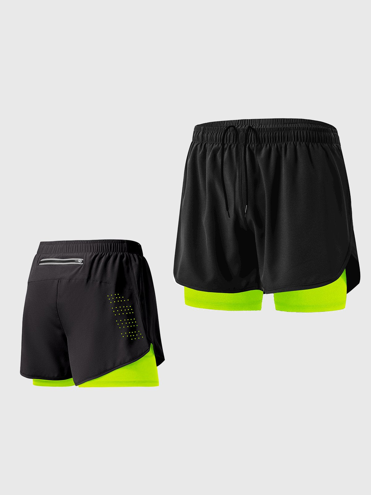 Xavier | 2-in-1 Sportshort – Bewegingsvrijheid & Functioneel Design