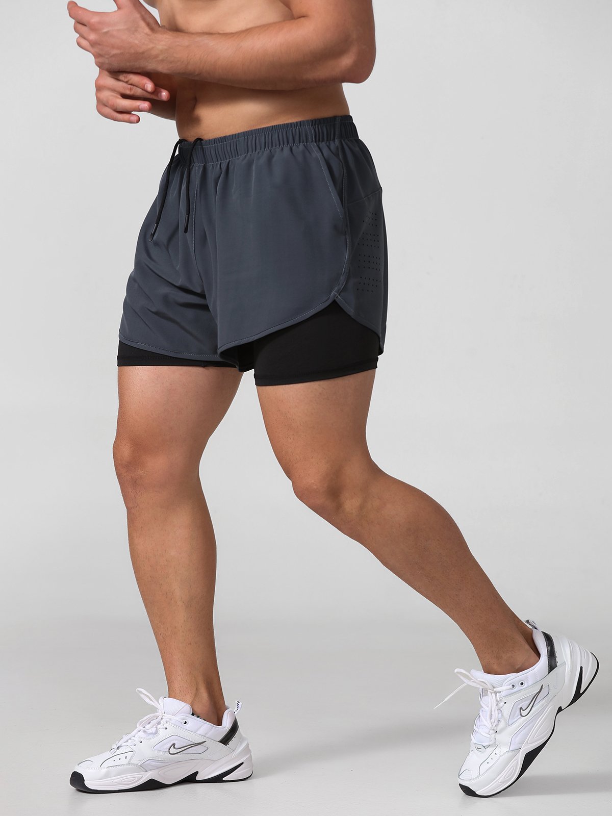 Xavier | 2-in-1 Sportshort – Bewegingsvrijheid & Functioneel Design
