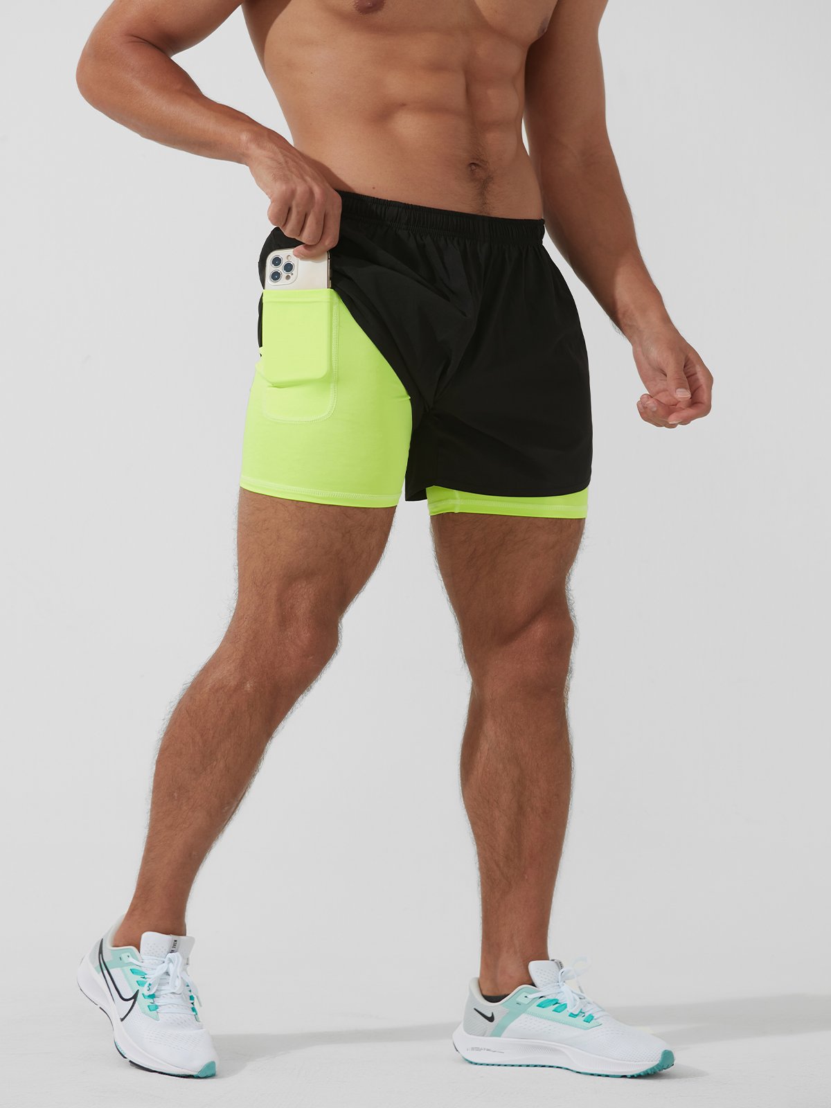 Xavier | 2-in-1 Sportshort – Bewegingsvrijheid & Functioneel Design