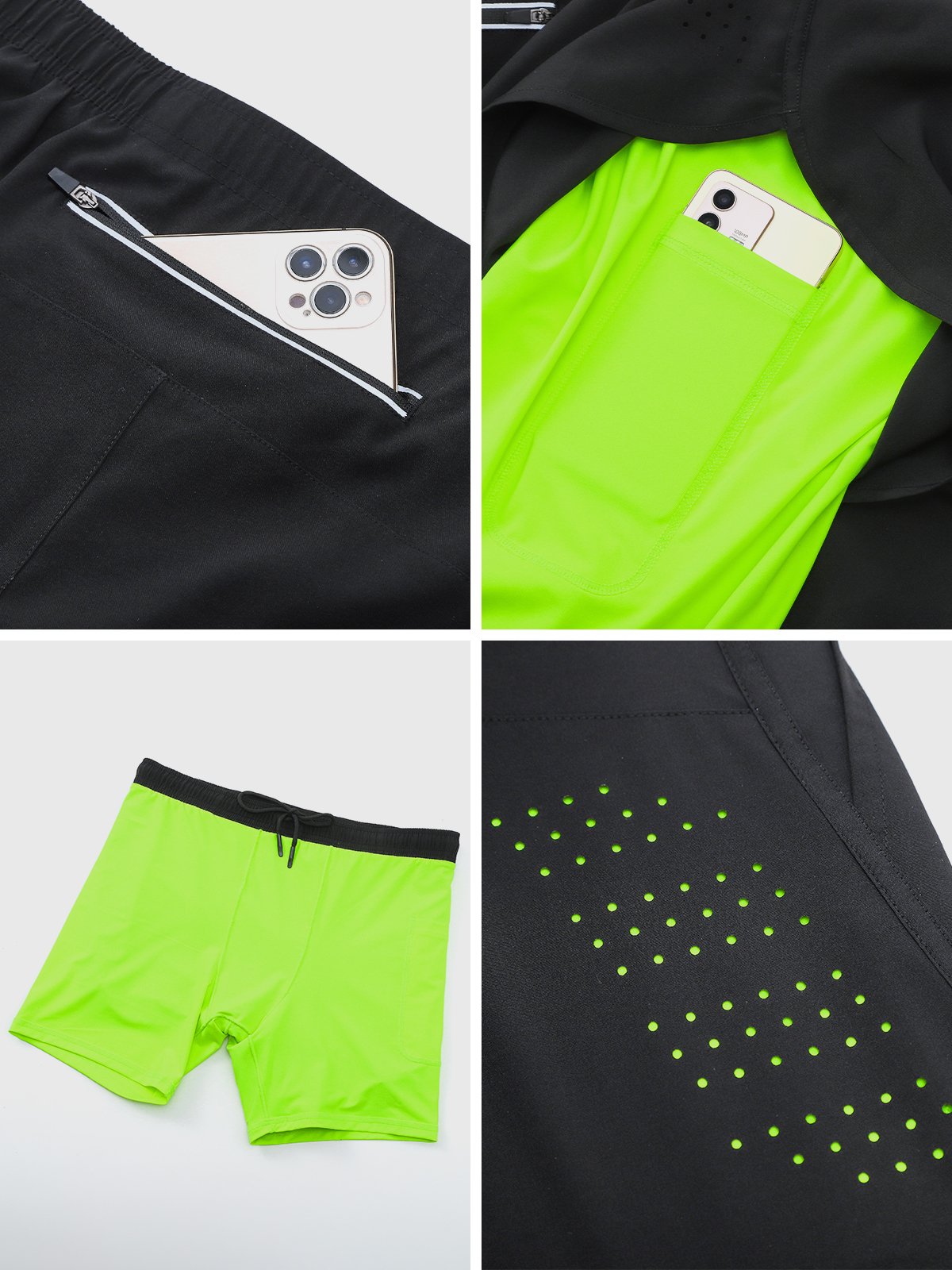 Xavier | 2-in-1 Sportshort – Bewegingsvrijheid & Functioneel Design