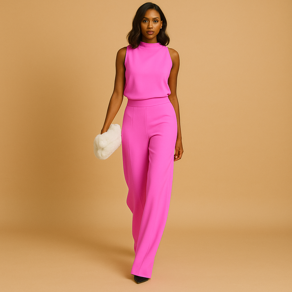 Dames jumpsuit met wijde pijpen | Elegante & luchtige look