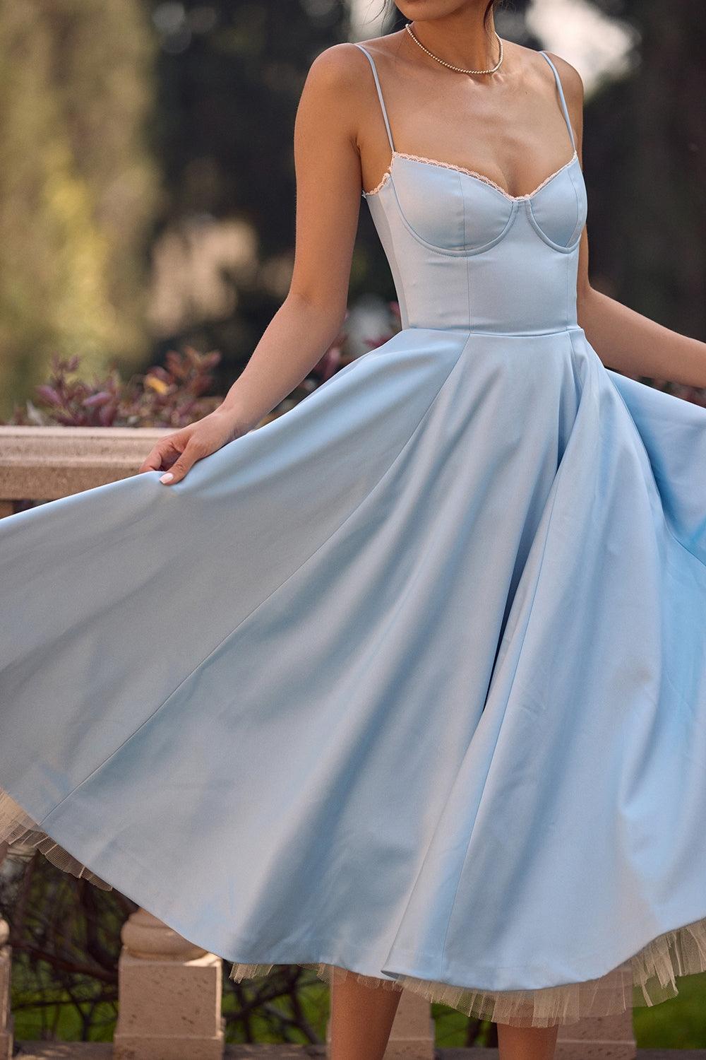 Mode Outlet | Elegante Midi Party Jurk – Flatterend & Feestelijk