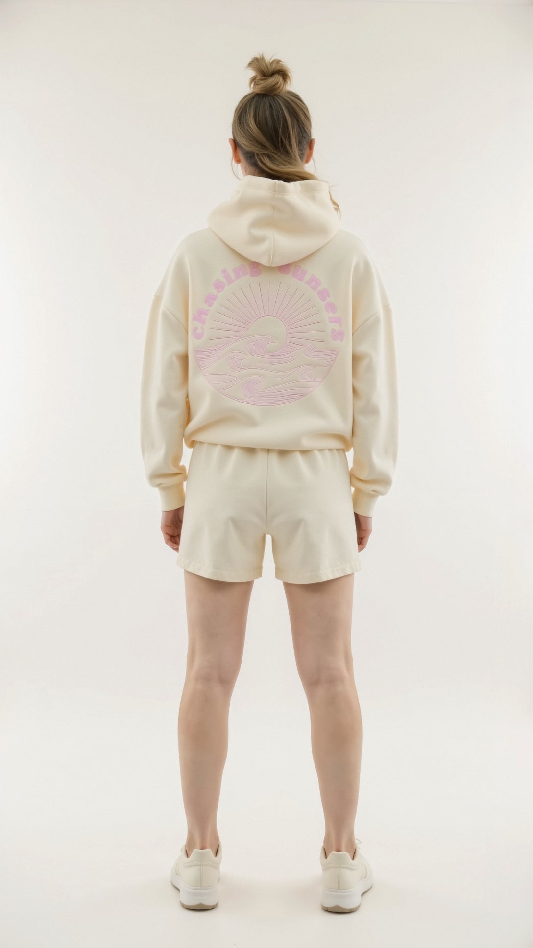 Dames hoodie met geborduurd rugdesign | Comfortabele trui met capuchon