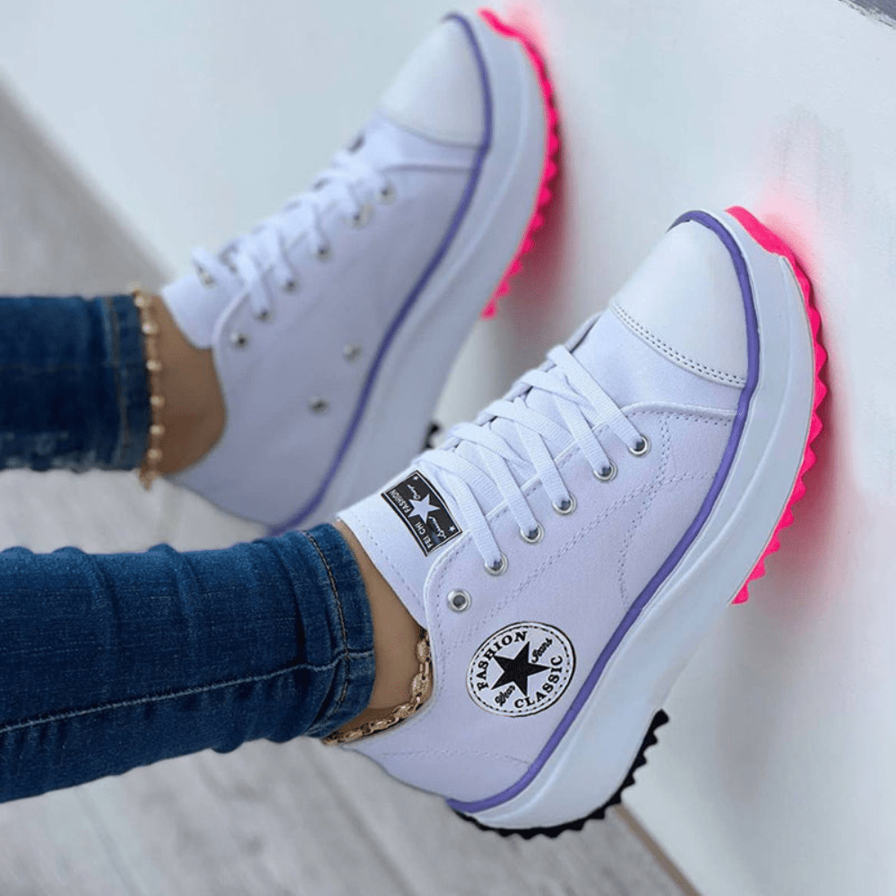 Plateausneakers voor Dames