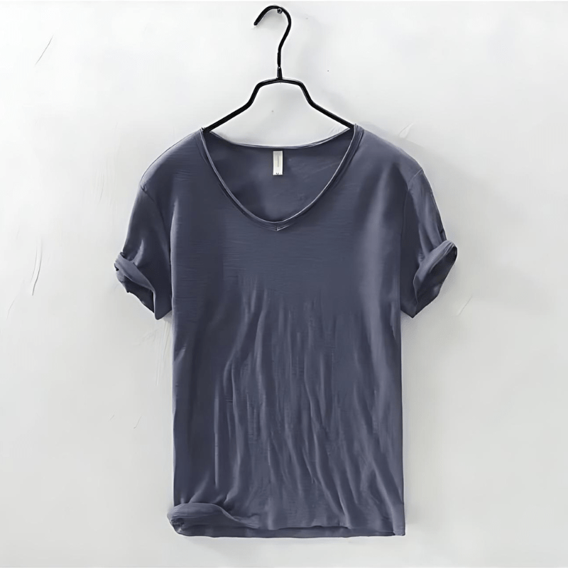 V-hals T-shirt voor heren – stijlvol en comfortabel