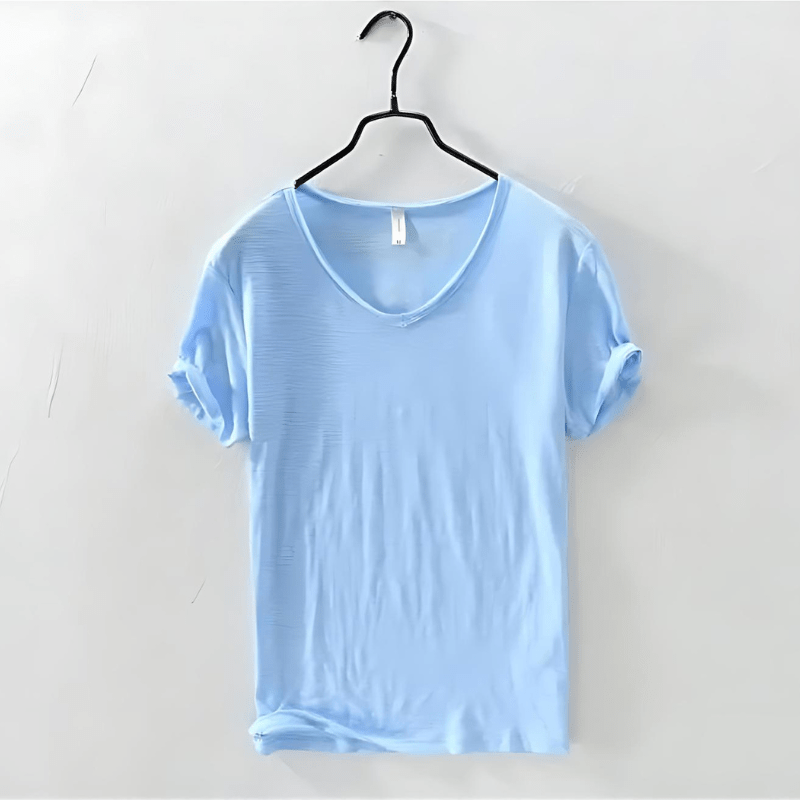 V-hals T-shirt voor heren – stijlvol en comfortabel