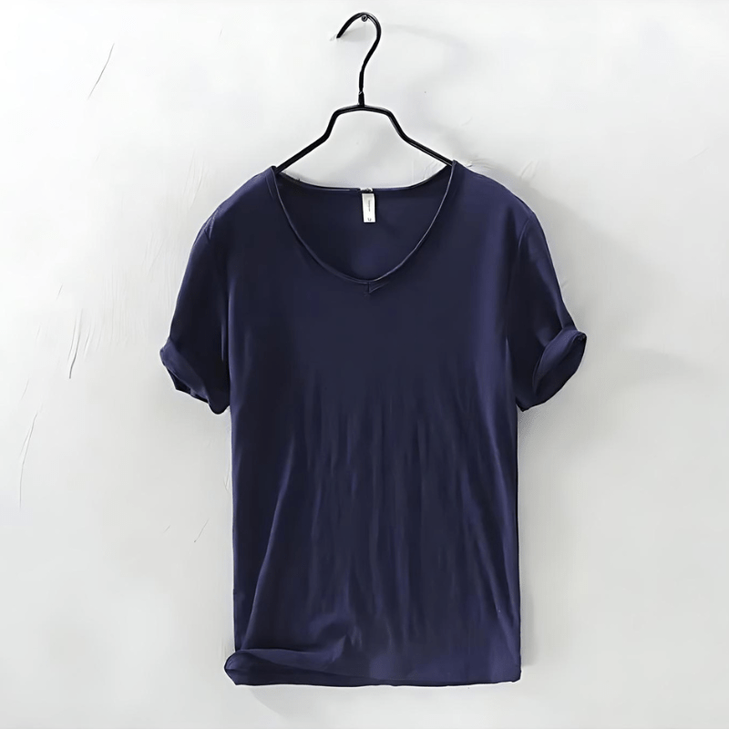 V-hals T-shirt voor heren – stijlvol en comfortabel