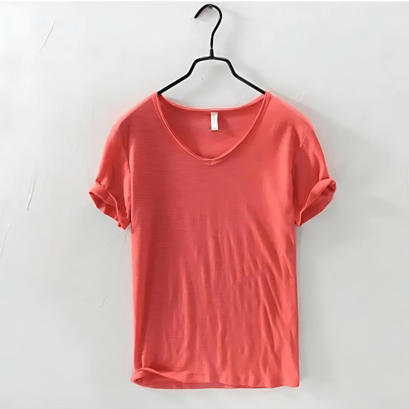 V-hals T-shirt voor heren – stijlvol en comfortabel