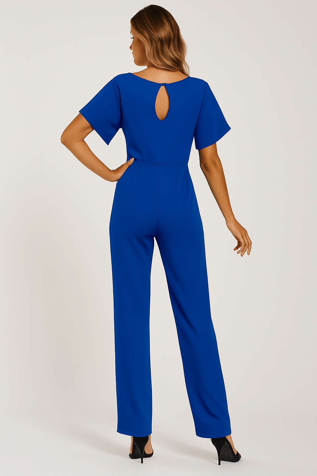 Stijlvolle Dames Jumpsuit met Strikband