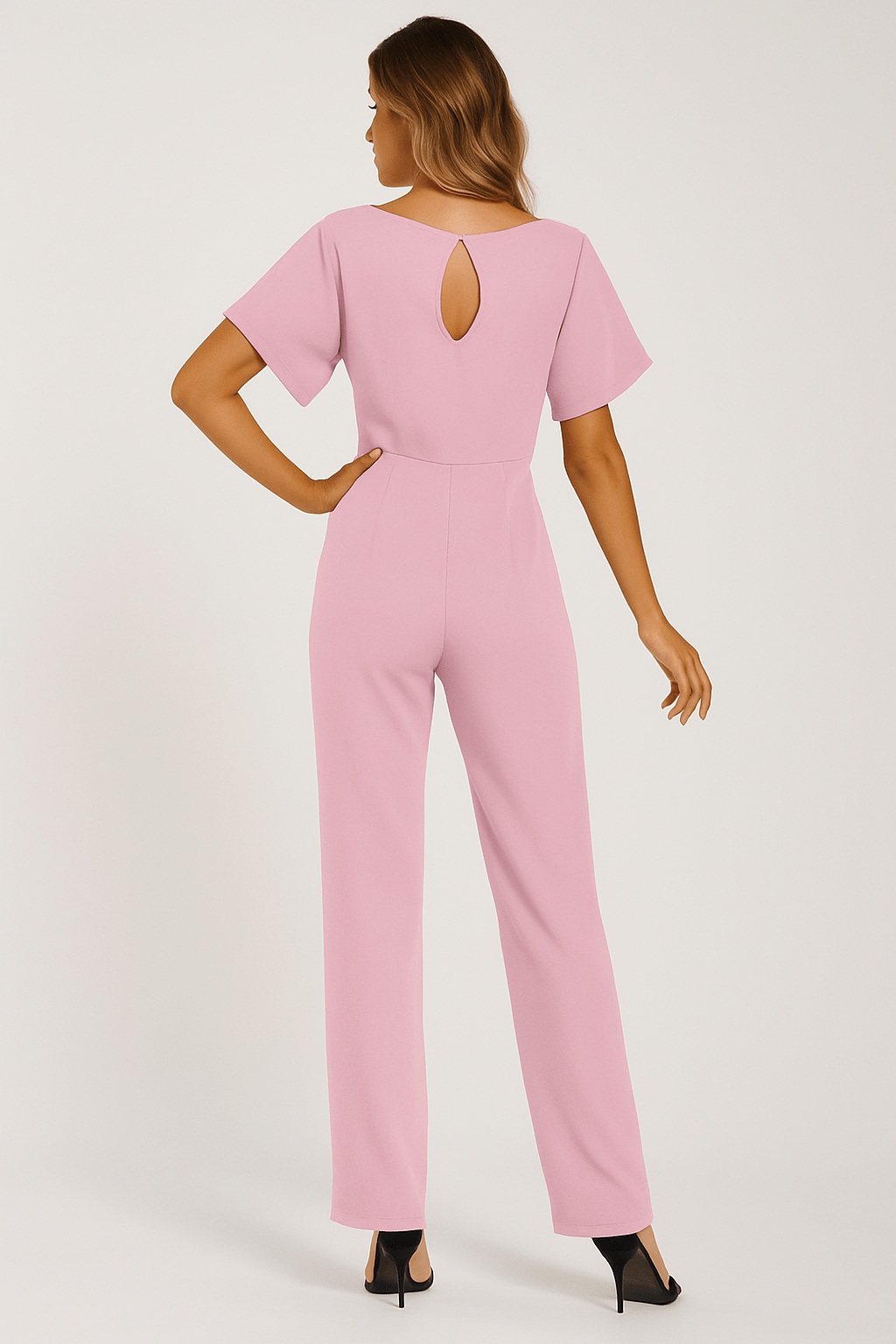 Stijlvolle Dames Jumpsuit met Strikband