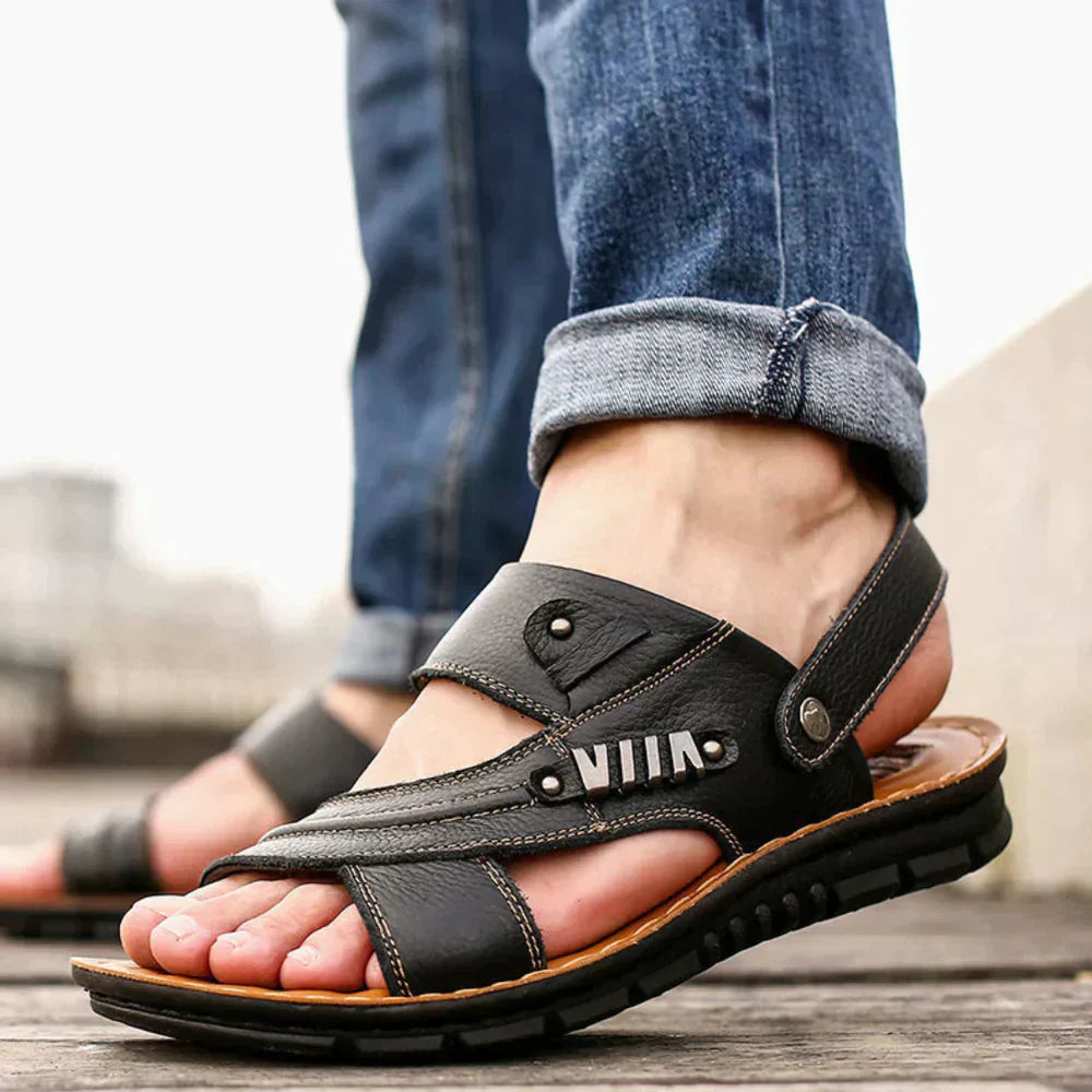 RAPHAEL | Ademende Heren Sandalen met Open Neus – Comfort & Stijl