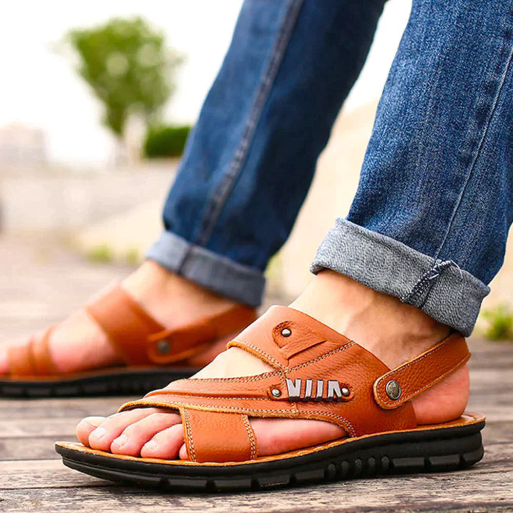 RAPHAEL | Ademende Heren Sandalen met Open Neus – Comfort & Stijl