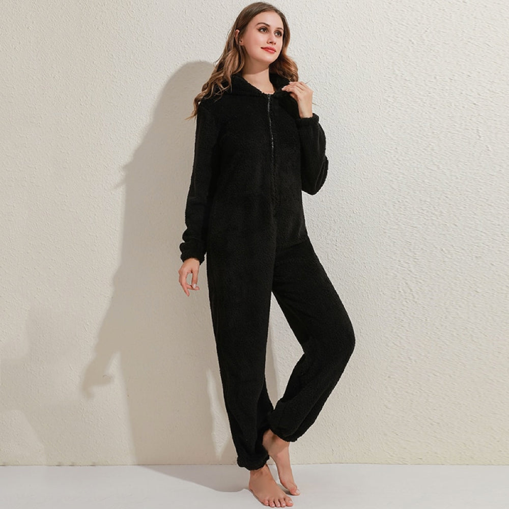 CUDDLECUB | Superzachte Fleece Onesie met Berenoortjes – Warm & Knus