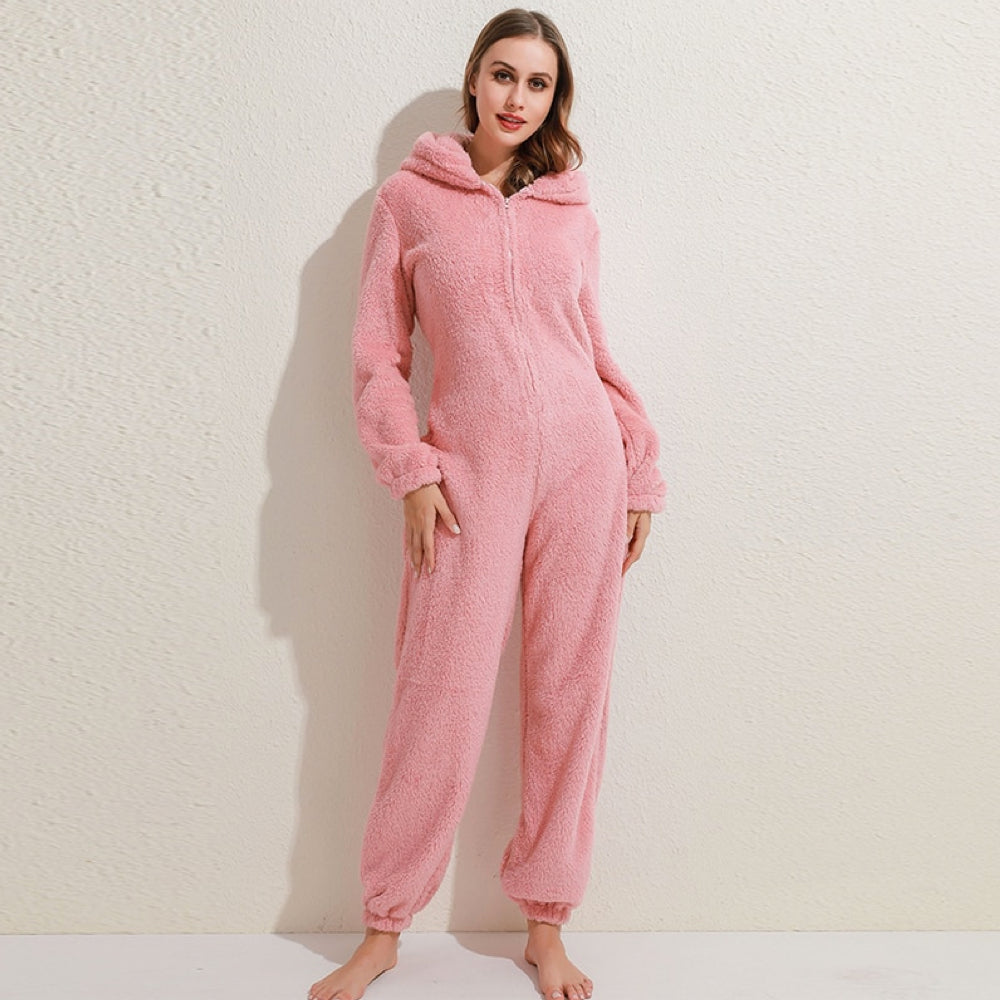 CUDDLECUB | Superzachte Fleece Onesie met Berenoortjes – Warm & Knus