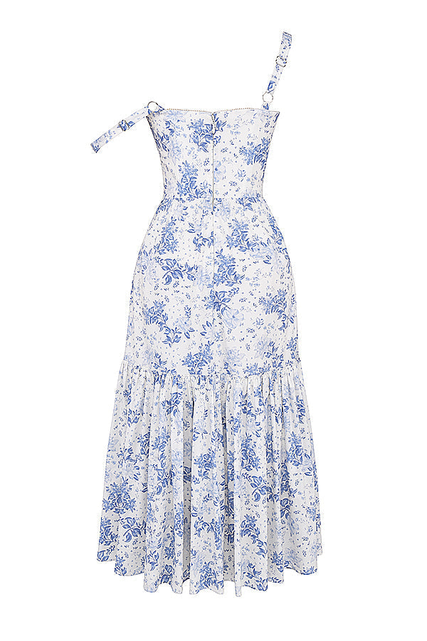 Mode Outlet | Midi Zomerjurk met Bloemenprint – Vrouwelijk & Luchtig